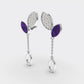 Spring Leaves Diamond Earrings