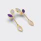 Spring Leaves Diamond Earrings