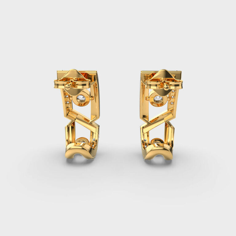 Artsy Brilliance Diamond Earrings