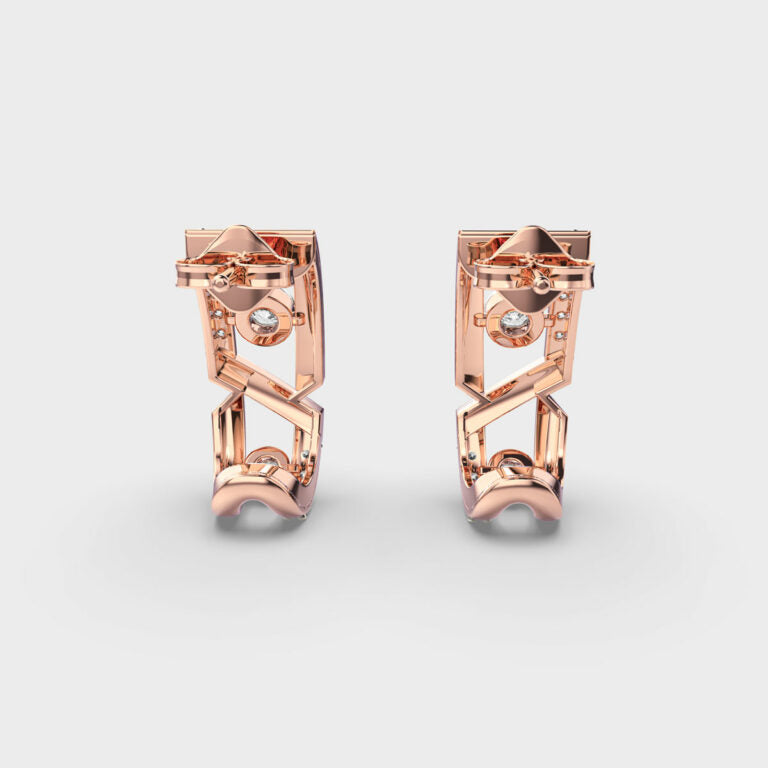 Artsy Brilliance Diamond Earrings