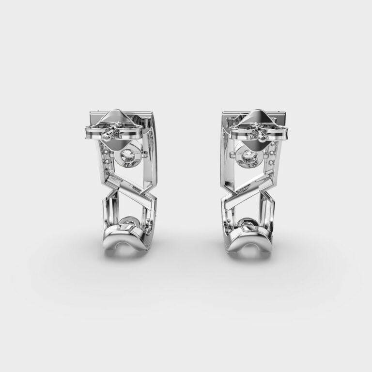 Artsy Brilliance Diamond Earrings
