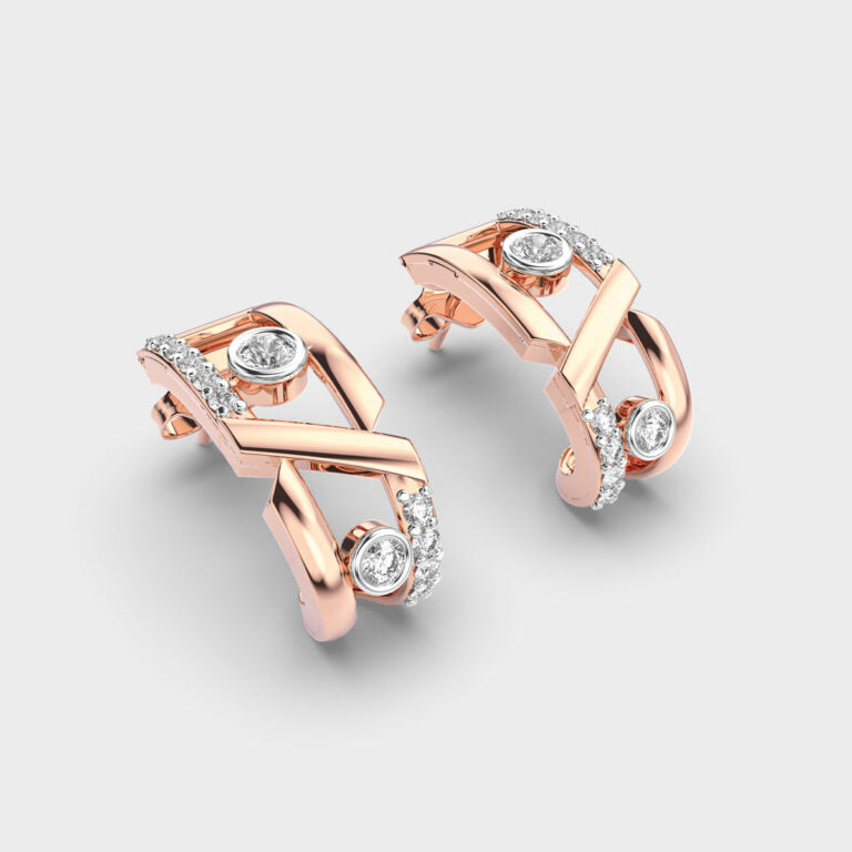 Artsy Brilliance Diamond Earrings