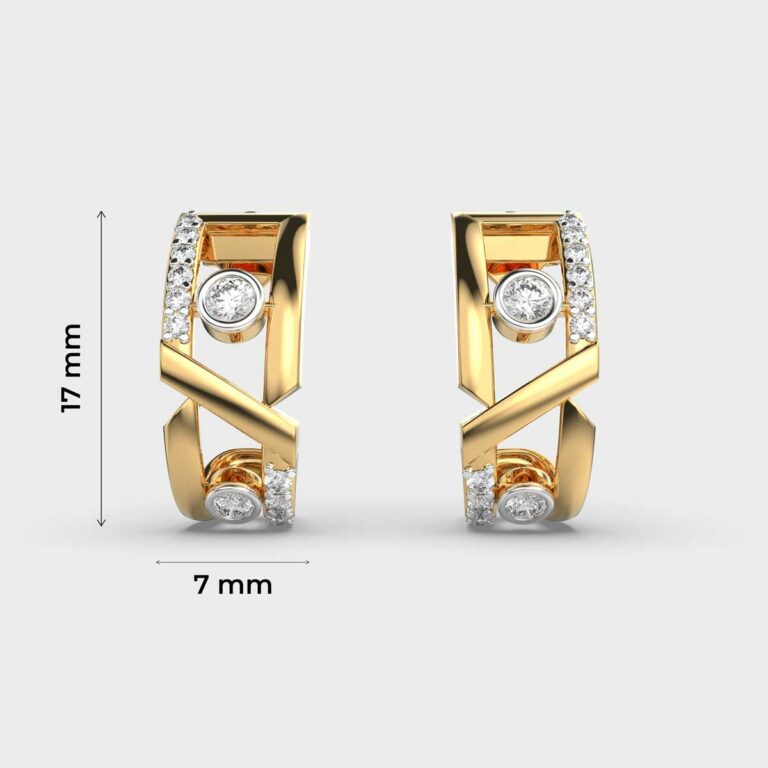 Artsy Brilliance Diamond Earrings