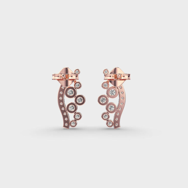 Travelling Stars Diamond Earrings