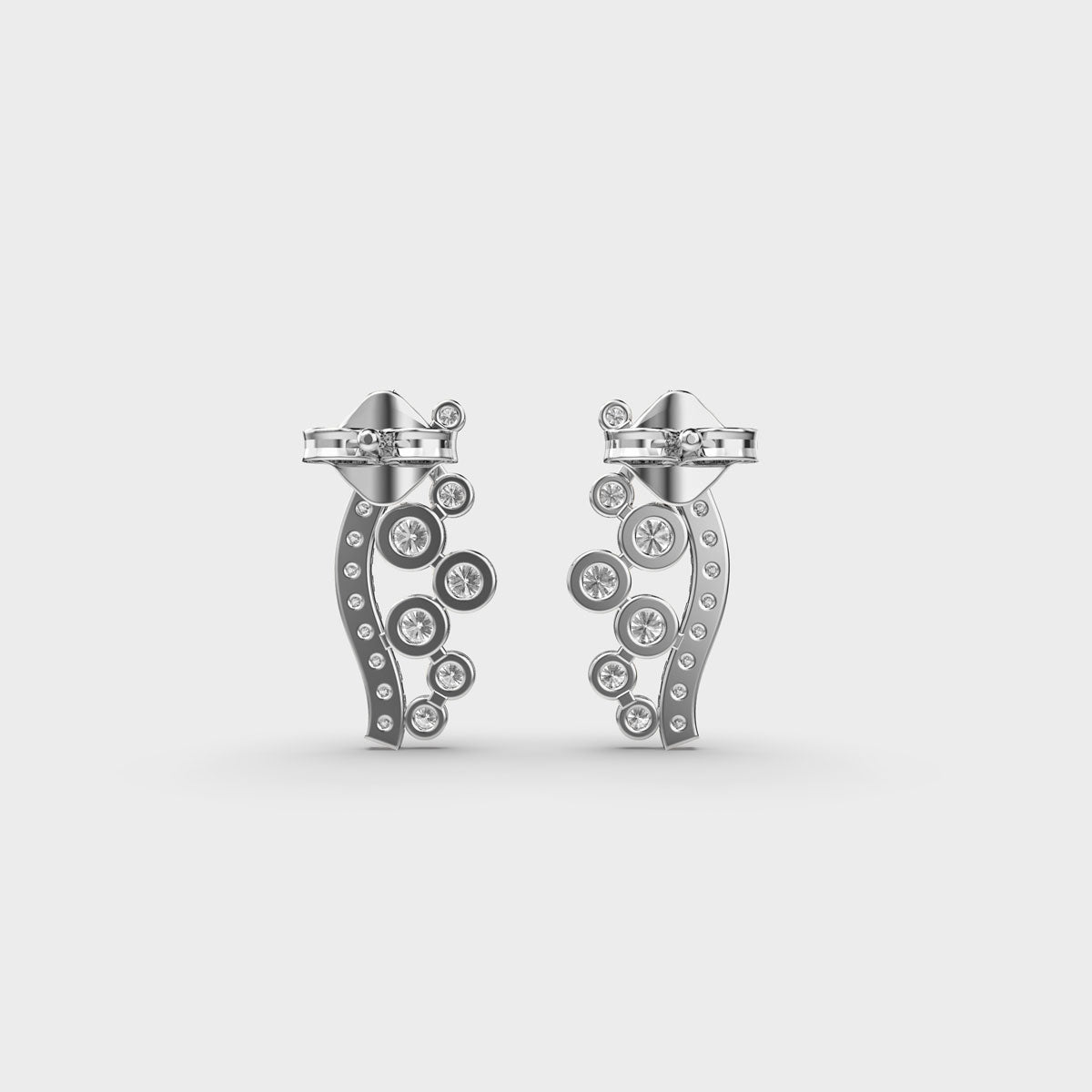 Travelling Stars Diamond Earrings