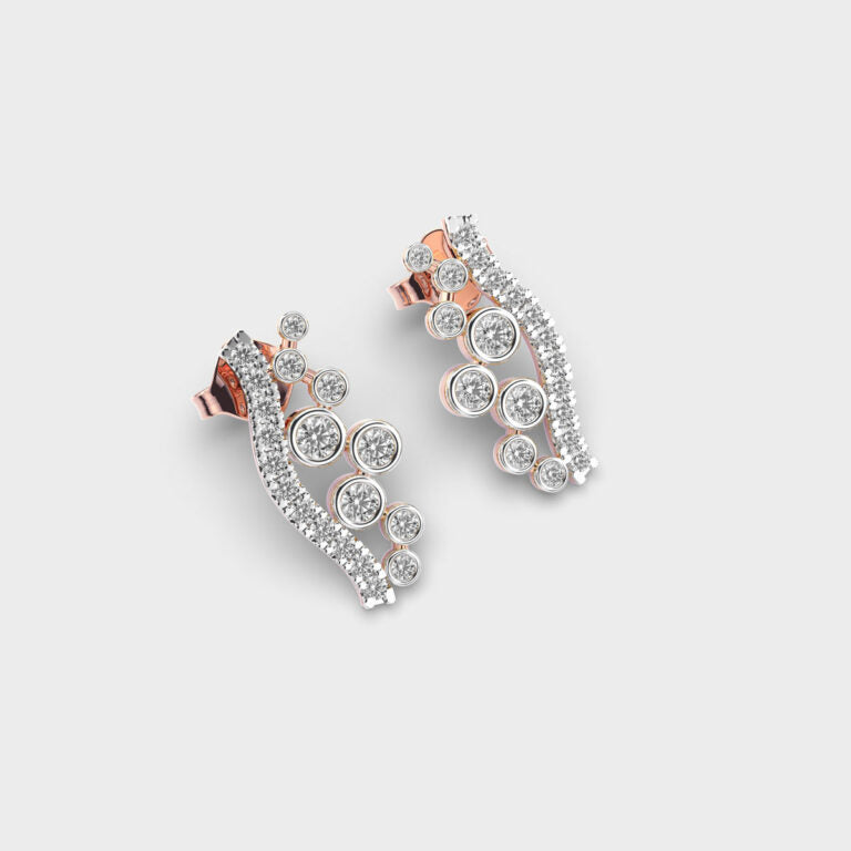 Travelling Stars Diamond Earrings