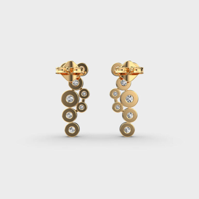 Galactic Symphony Diamond Earrings