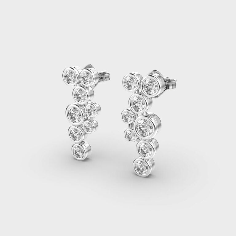 Galactic Symphony Diamond Earrings
