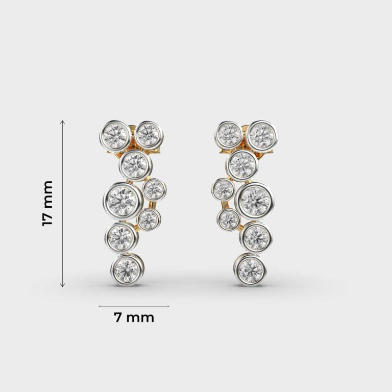 Galactic Symphony Diamond Earrings