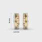 Sparkling Sphere Diamond Earrings