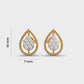 Bounded Dew Diamond Earrings