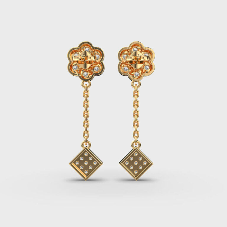 Serenade Swing Diamond Earrings
