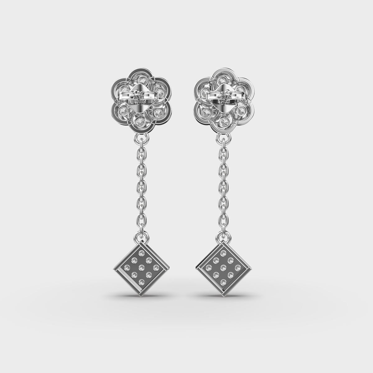Serenade Swing Diamond Earrings