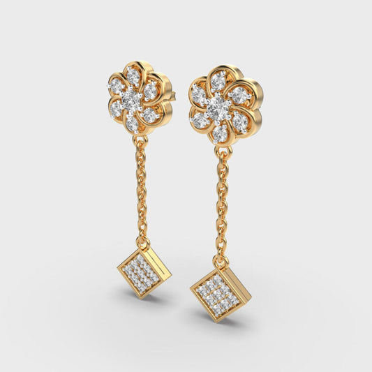 Serenade Swing Diamond Earrings