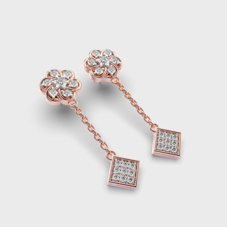 Serenade Swing Diamond Earrings