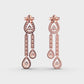 Dewfall Danglers Diamond Earrings