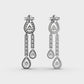 Dewfall Danglers Diamond Earrings