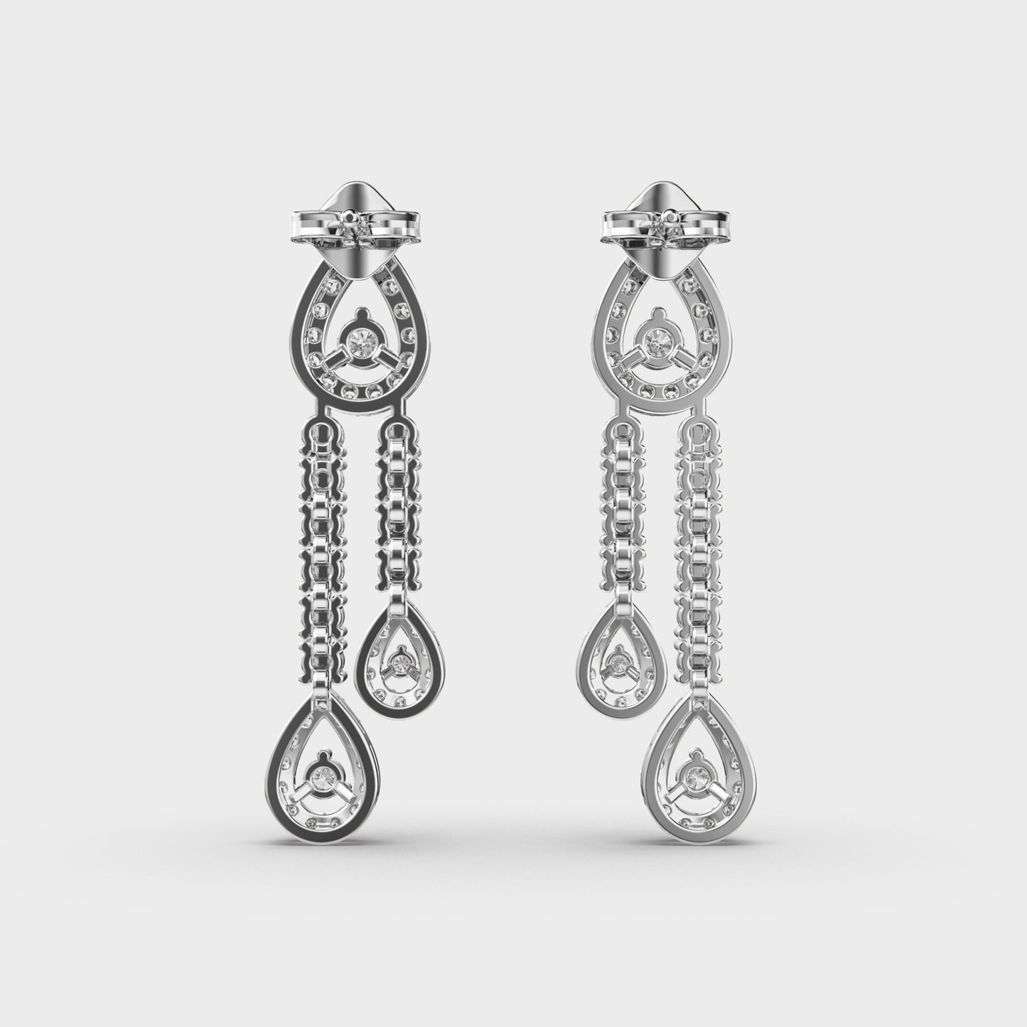Dewfall Danglers Diamond Earrings