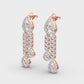 Dewfall Danglers Diamond Earrings
