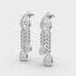 Dewfall Danglers Diamond Earrings
