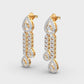 Dewfall Danglers Diamond Earrings