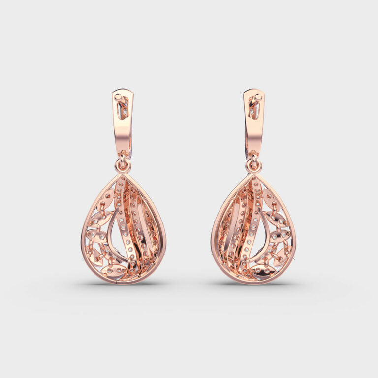 Adorned Drops Diamond Earrings