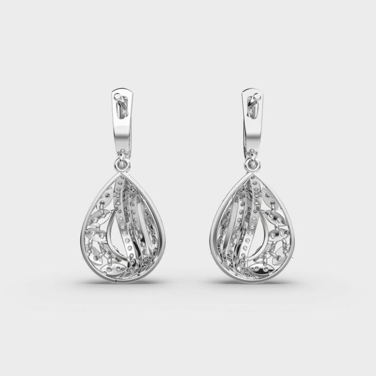 Adorned Drops Diamond Earrings