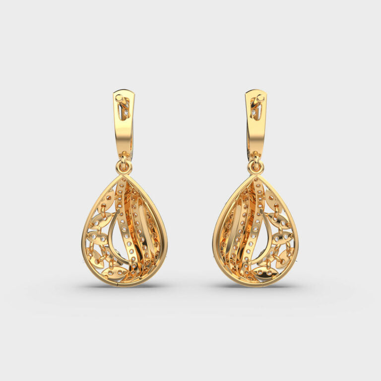 Adorned Drops Diamond Earrings