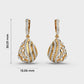 Adorned Drops Diamond Earrings