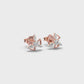 Intricate Lace Diamond Studs