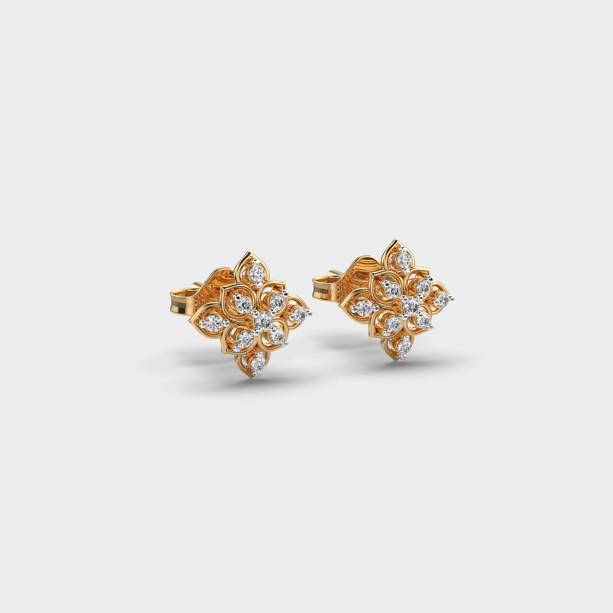 Royal Filigree Diamond Studs