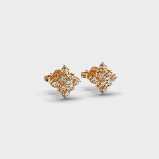 Royal Filigree Diamond Studs