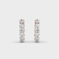 Radiant Unity Diamond Hoops