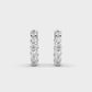 Radiant Unity Diamond Hoops