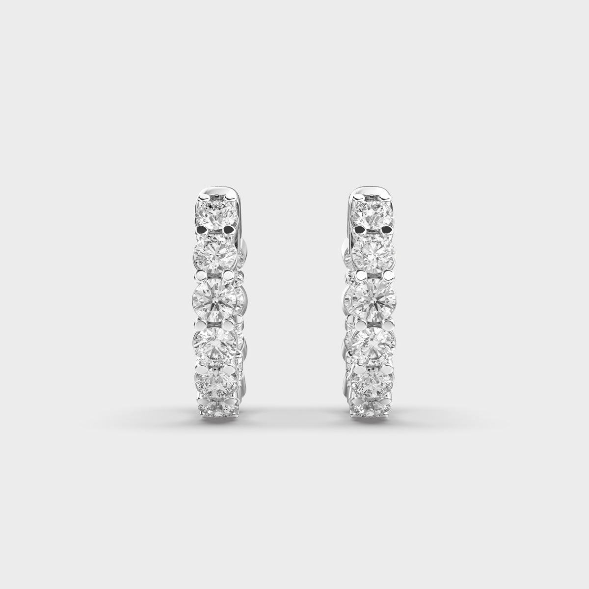 Radiant Unity Diamond Hoops