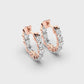 Radiant Unity Diamond Hoops