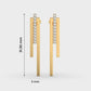 Modish Lines Diamond Earrings