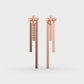 Modish Lines Diamond Earrings