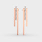 Modish Lines Diamond Earrings