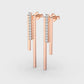 Modish Lines Diamond Earrings