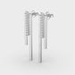 Modish Lines Diamond Earrings