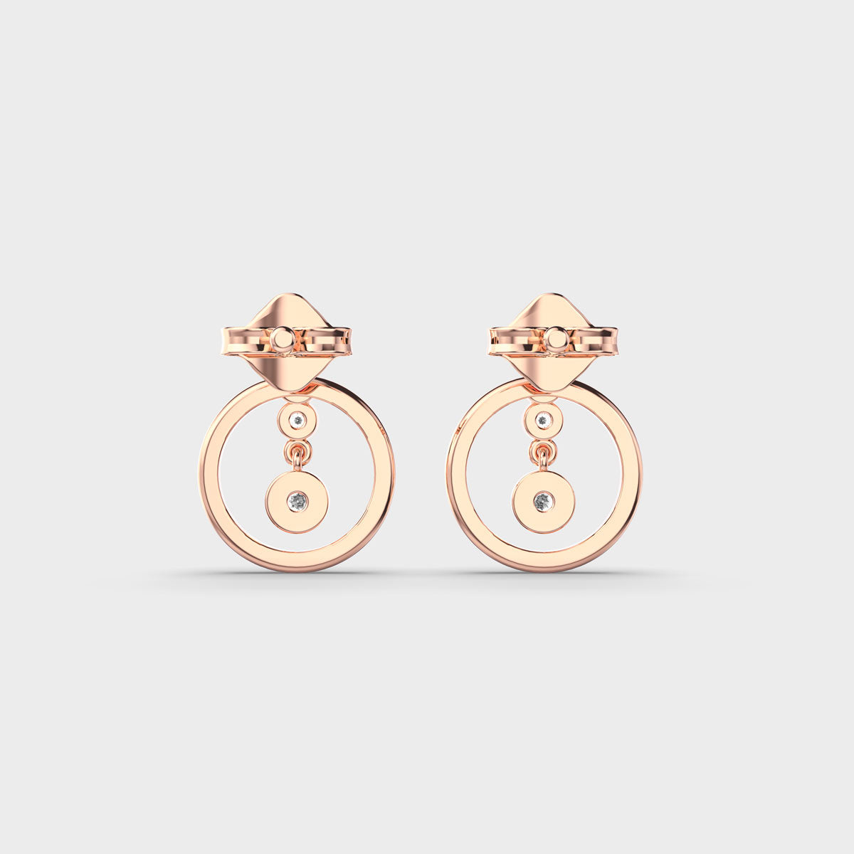 Modern Professional Diamond Studs