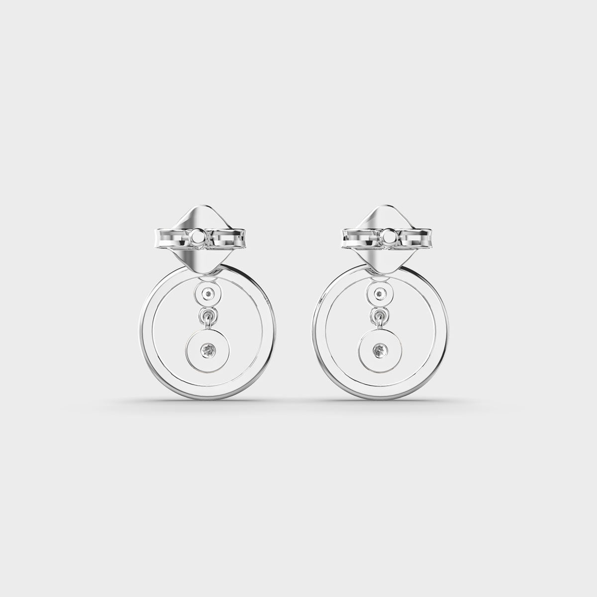 Modern Professional Diamond Studs