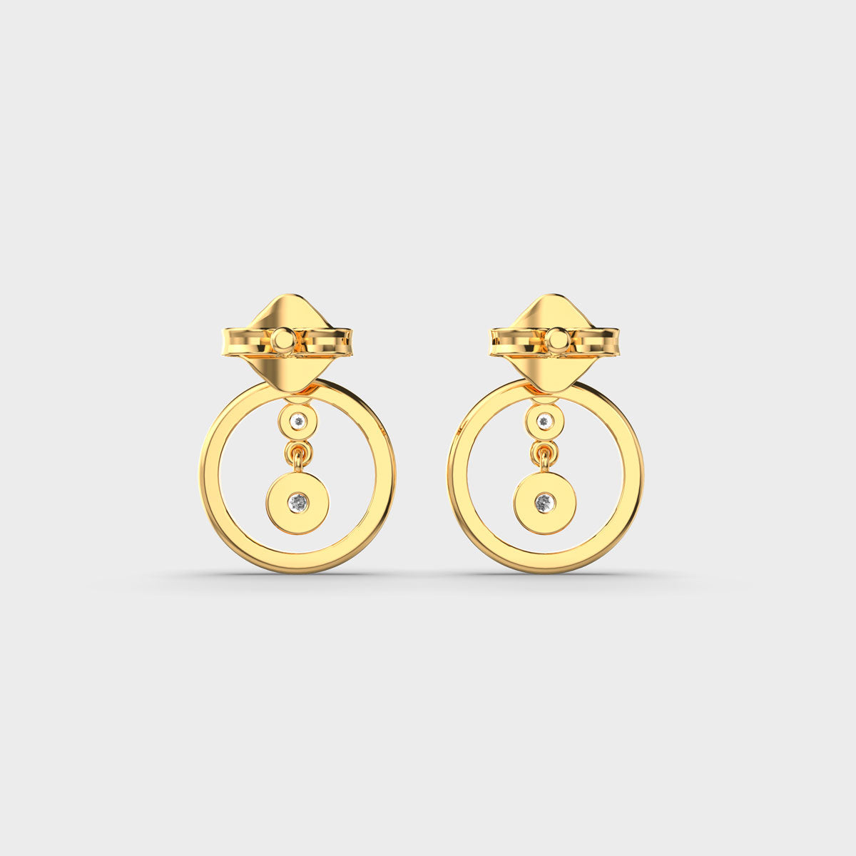 Modern Professional Diamond Studs