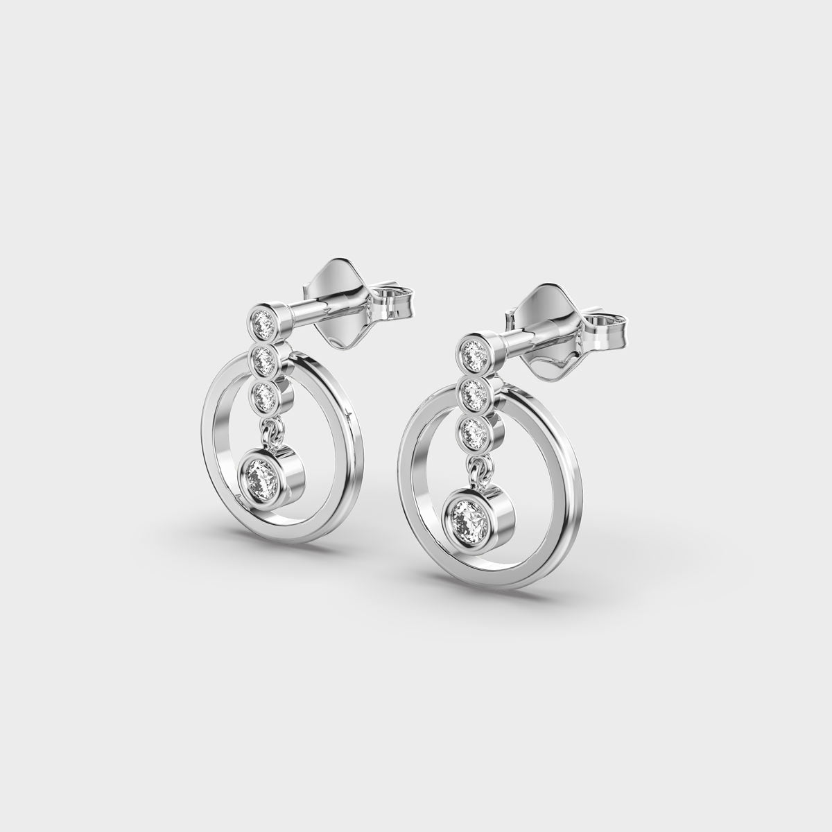 Modern Professional Diamond Studs