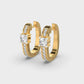 Graceful Eternity Diamond Hoops