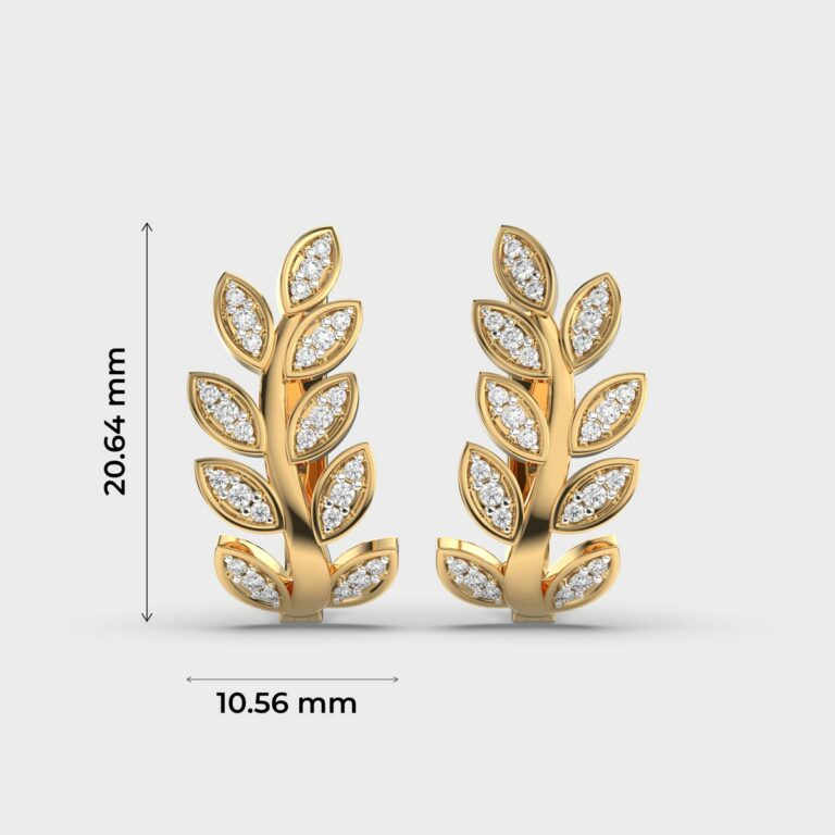 Thriving Life Diamond Hoops