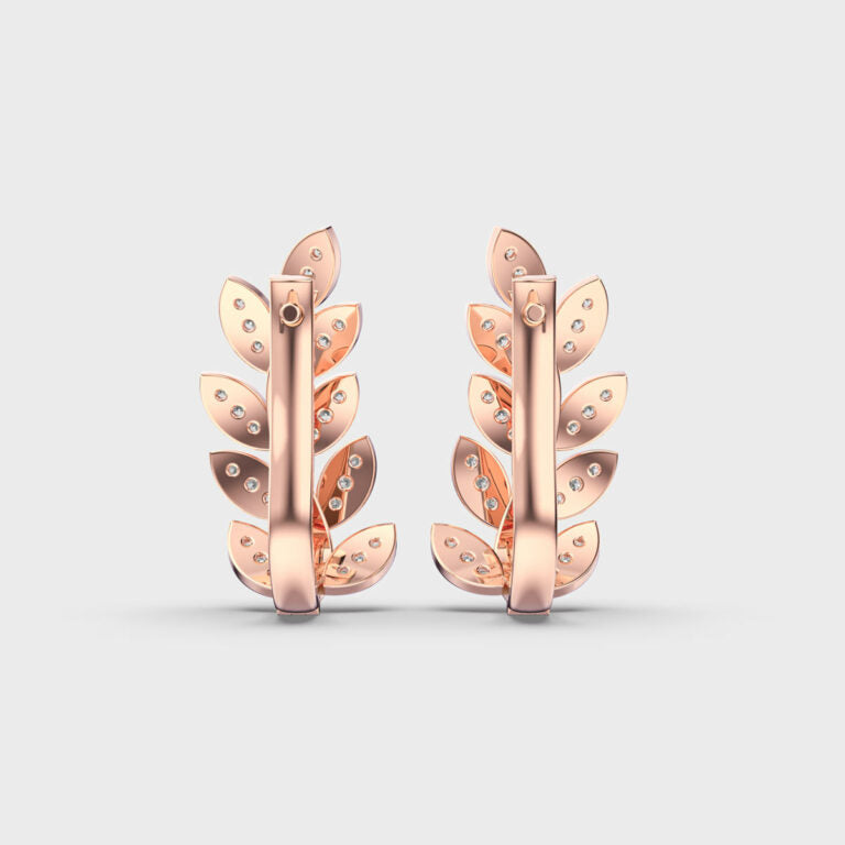 Thriving Life Diamond Hoops