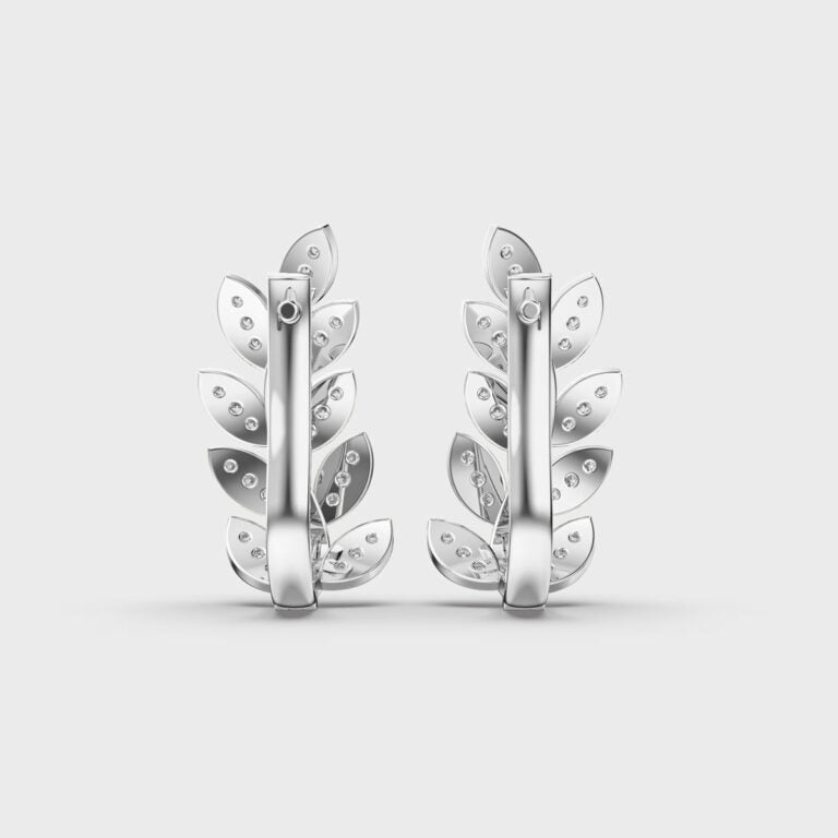 Thriving Life Diamond Hoops