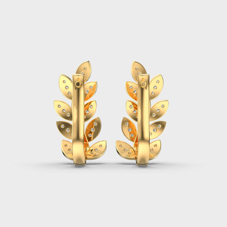 Thriving Life Diamond Hoops